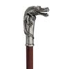 Design Toscano The Padrone Collection: Alligator Pewter Walking Stick PA9109